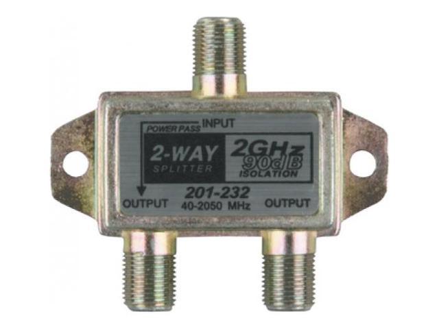 2-Way 2 Ghz Hd/Satellite Line Splitter