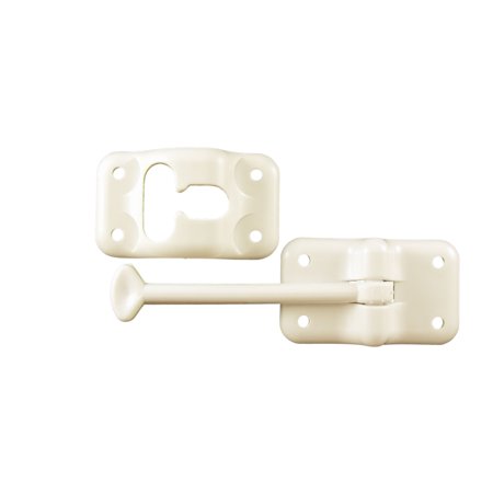 3-1/2In T-Style Door Holder, Colonial White