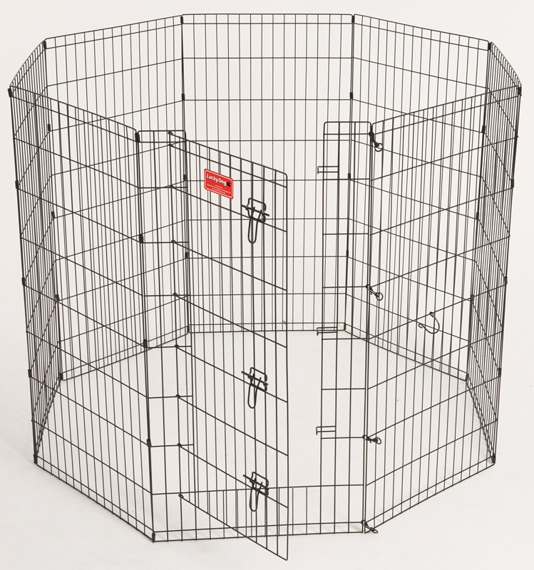 48" Heavy Duty Dog Exercise Pen W/Stakes