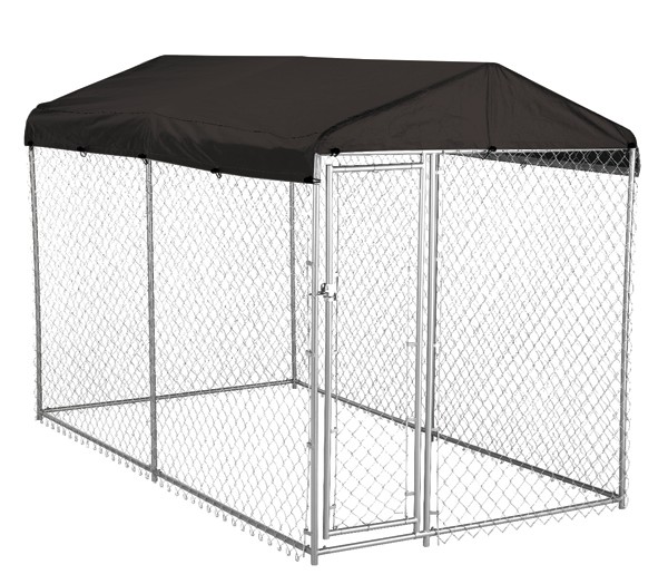 Weatherguard 5'W x 10'L Kennel Frame & Cover Set for 28mm kennel