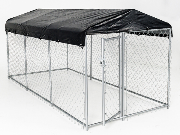 Weatherguard 5'W x 15'L Kennel Frame & Cover Set for 28mm kennel