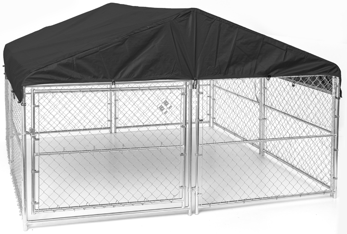 Weatherguard 10'W x 10'L Kennel Frame & Cover Set for 28mm kennel