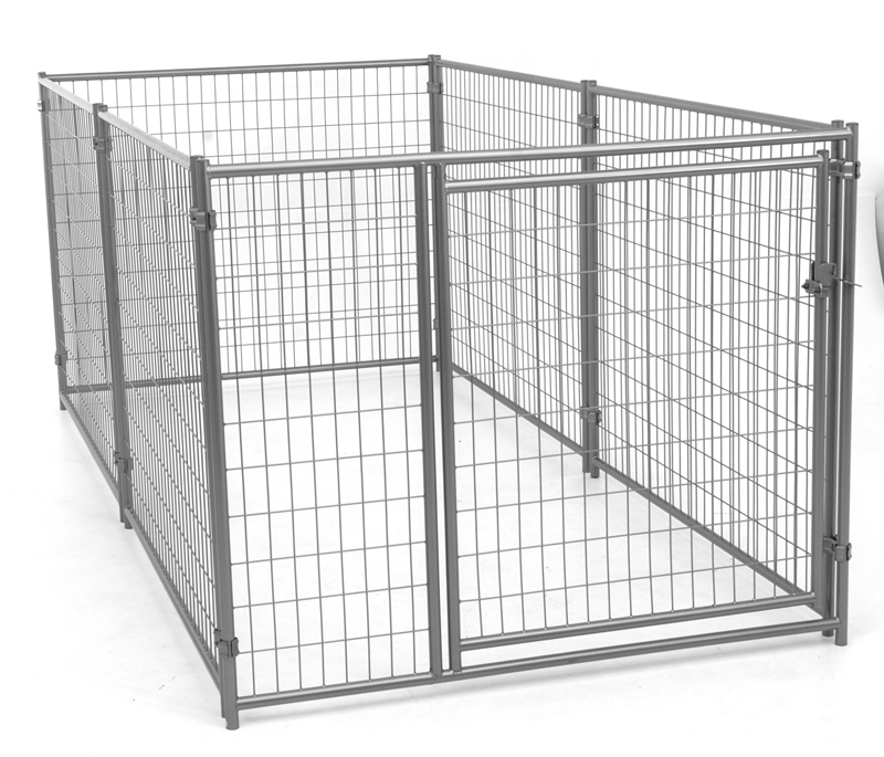 Lucky Dog 4'H x 5'W x 10'L Modular Welded Wire Kennel kit