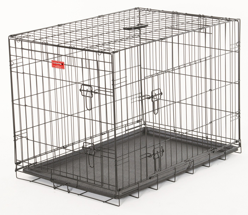 36"L LUCKY DOG TRAINING CRATE, 2-DR