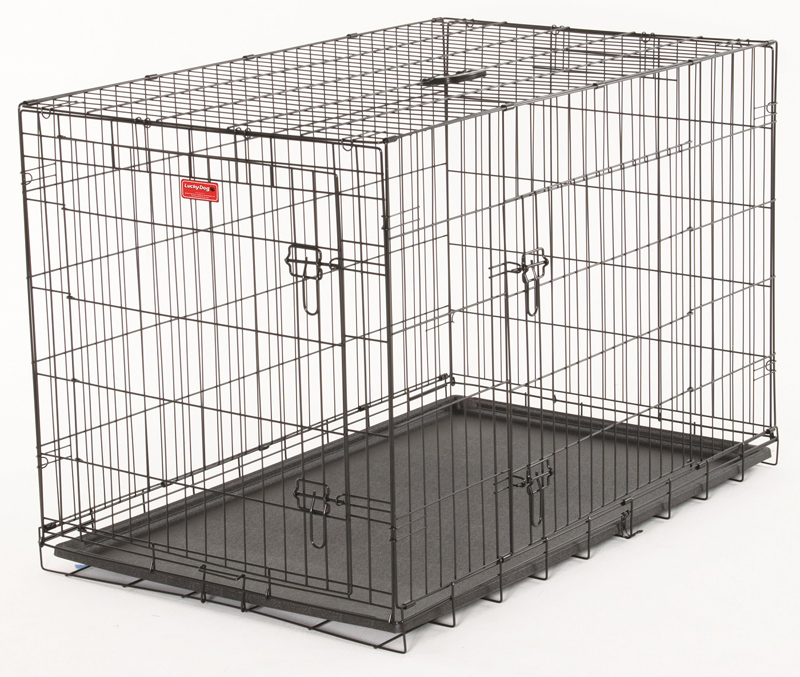 48"L LUCKY DOG TRAINING CRATE, 2-DR