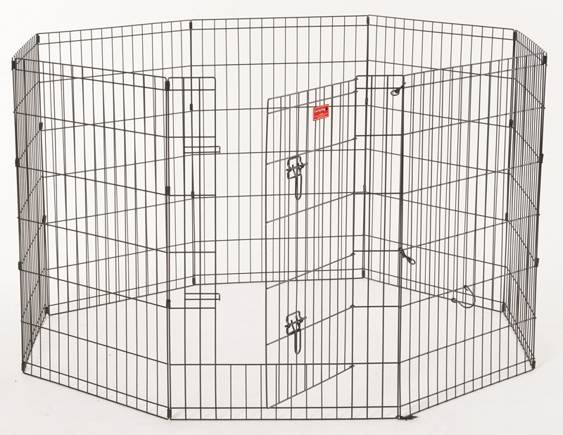 36" Heavy Duty Dog Exercise Pen W/Stakes