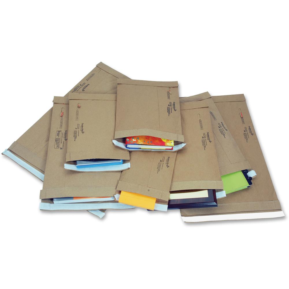 Jiffy Mailer Jiffy Padded Mailers - Multipurpose - #1 - 7 1/4" Width x 12" Length - Flap - Kraft - 100 / Carton - Natural Kraft