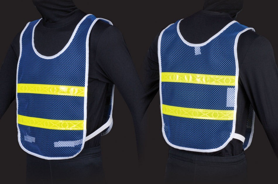 Reflective Standard Safety Vest - L Blue/Lime