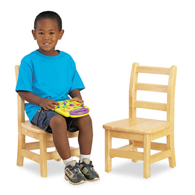 Jonti-Craft KYDZ Ladderback Chair - Maple - Solid Hardwood - 2 / Carton