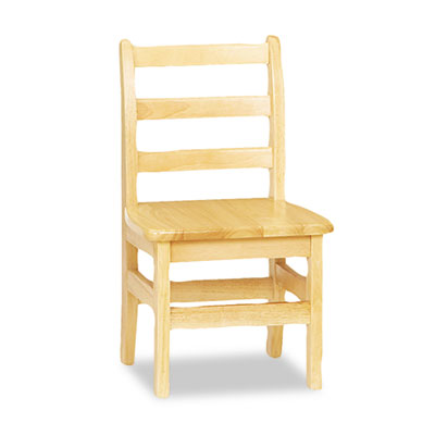 Jonti-Craft KYDZ Ladderback Chair - Woodgrain - Solid Hardwood - 2 / Carton