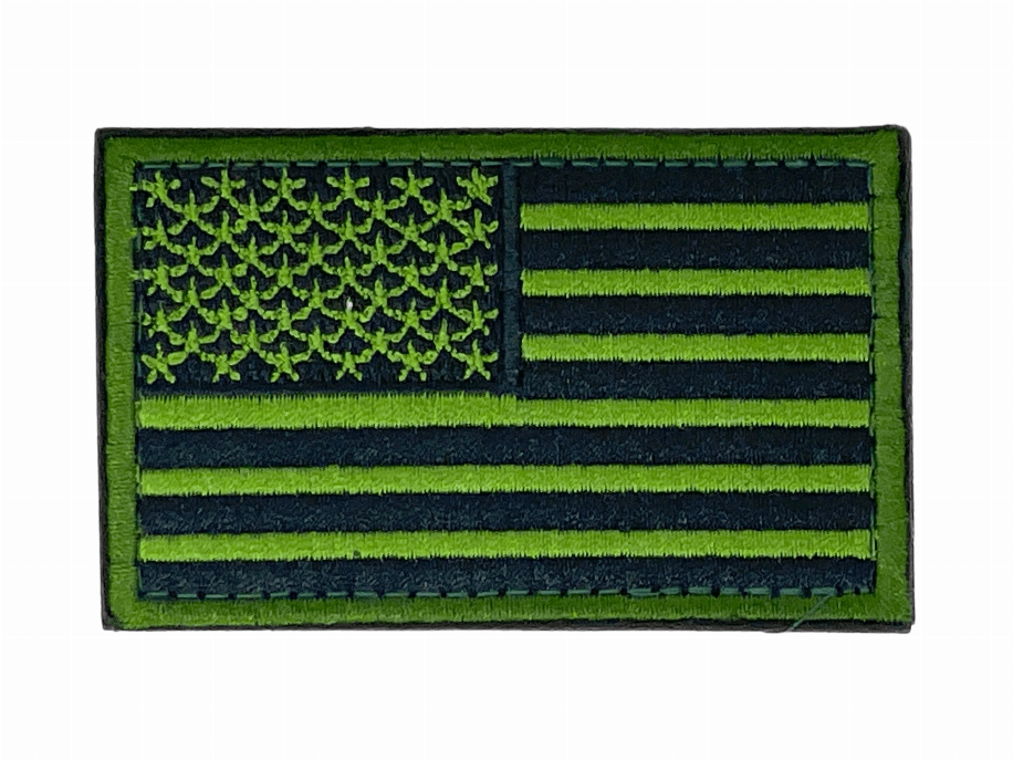 Tactical USA Flag Patch with Detachable Backing