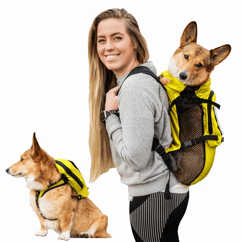 Walk-On with Harness & Storage - Medium (15-17" Neck 15-21" Chest) Buttercup Yellow