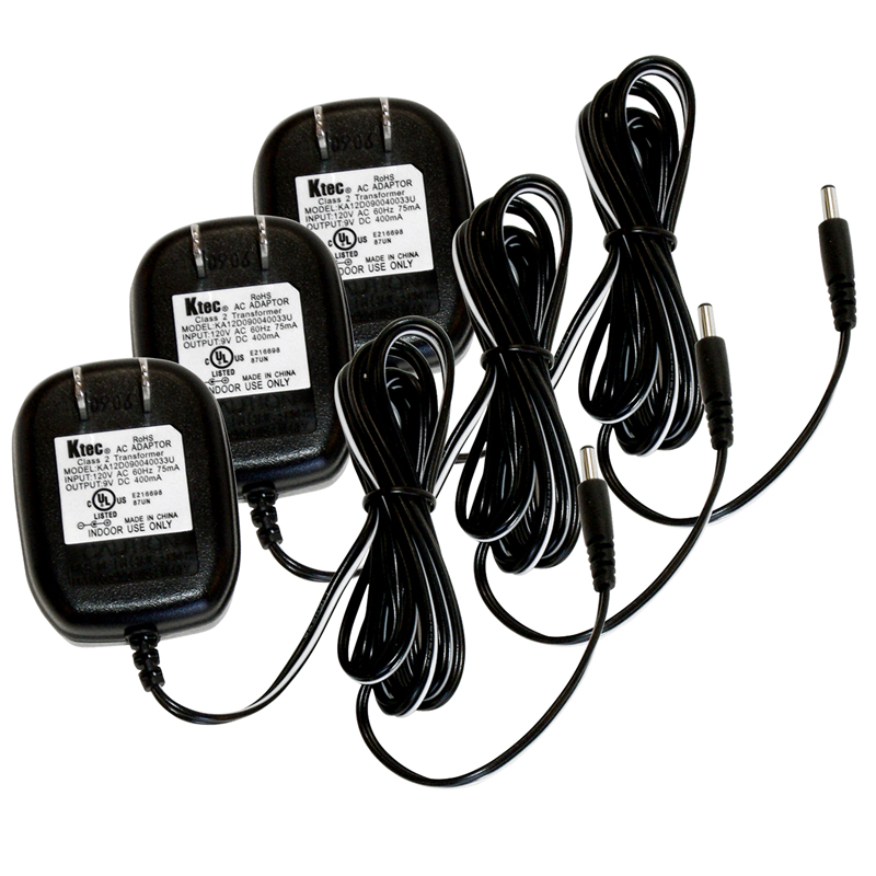 Power Adapter for MegaTimer, Pack of 3