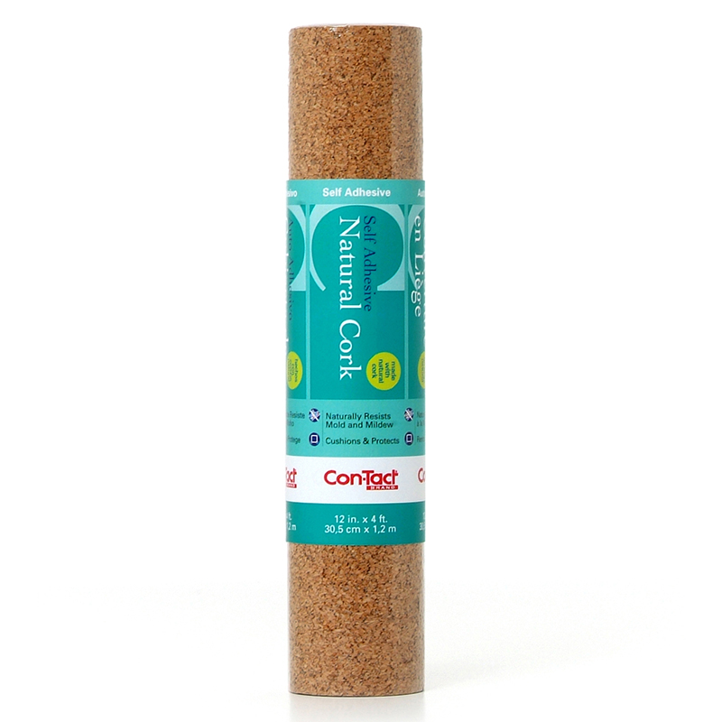 Cork Roll, Self-Adhesive, 12" x 4 ft