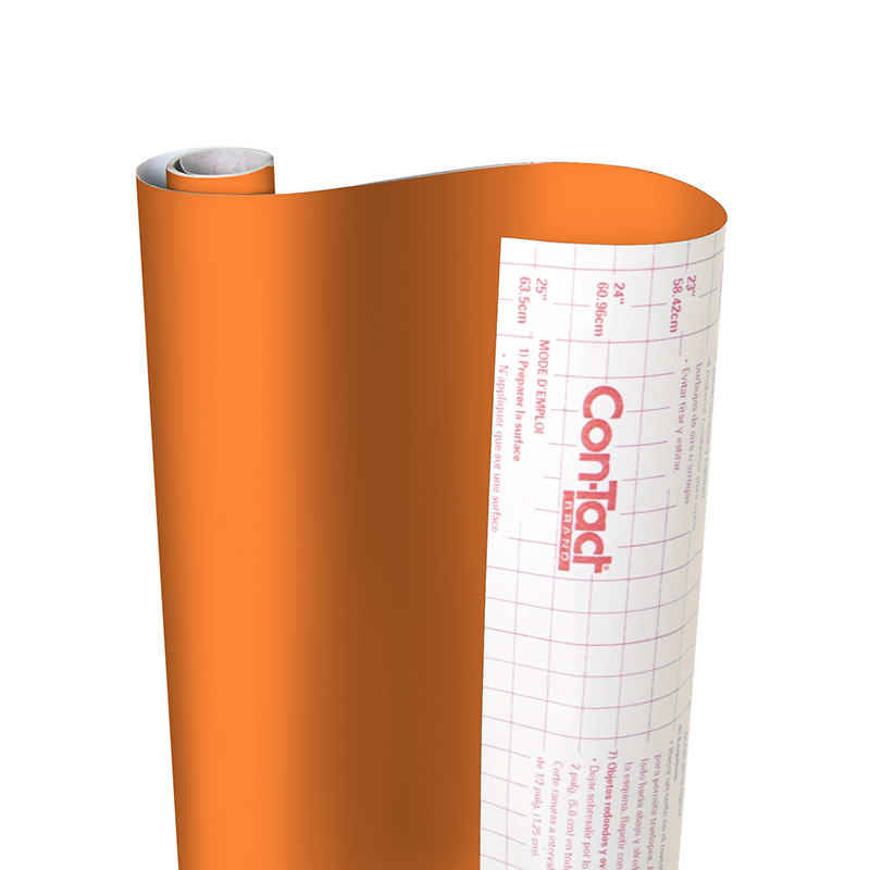 Creative Covering Adhesive Covering, Orange, 18" x 50 ft