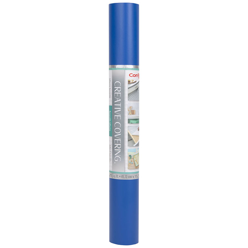Creative Covering Adhesive Covering, Royal Blue, 18" x 50 ft