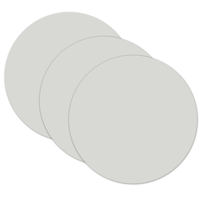Round Adhesive Blank Replacement Sheets, 6 Per Pack, 3 Packs