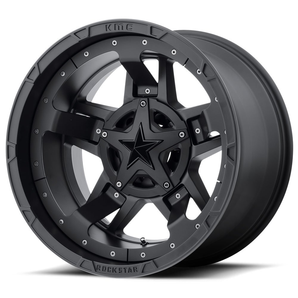 XD827 RS3 20X9 6X135/5.5 MATTE BLACK WITH BLACK ACCENTS 18 O/S 5.71 BP