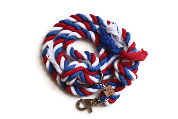 Knotted Rope Dog Leash - 5 ft American