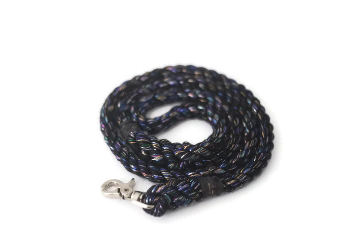 Rope Dog Leash - Traffic Lead (2 ft) Midnight Party