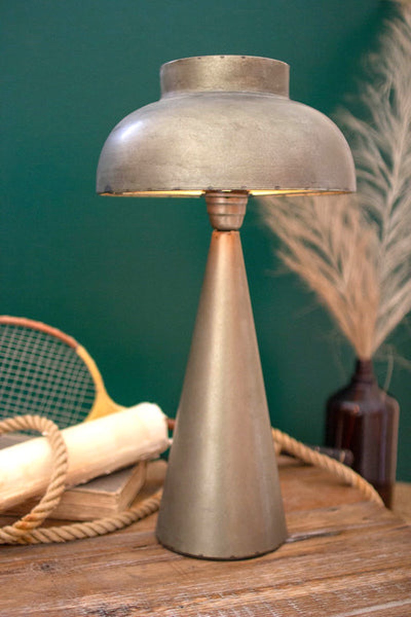 Antique Copper Finish Table Lamp