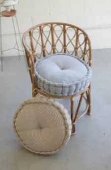 Barrel Shaped Bamboo Chair