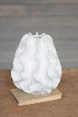 Ceramic Ruffle Vase