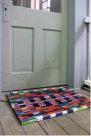 Recycled Flip-Flop Doormat