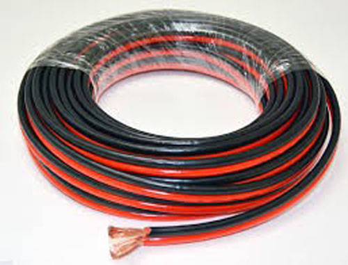 4 Gauge Red/Black Zip Wire 100' Roll