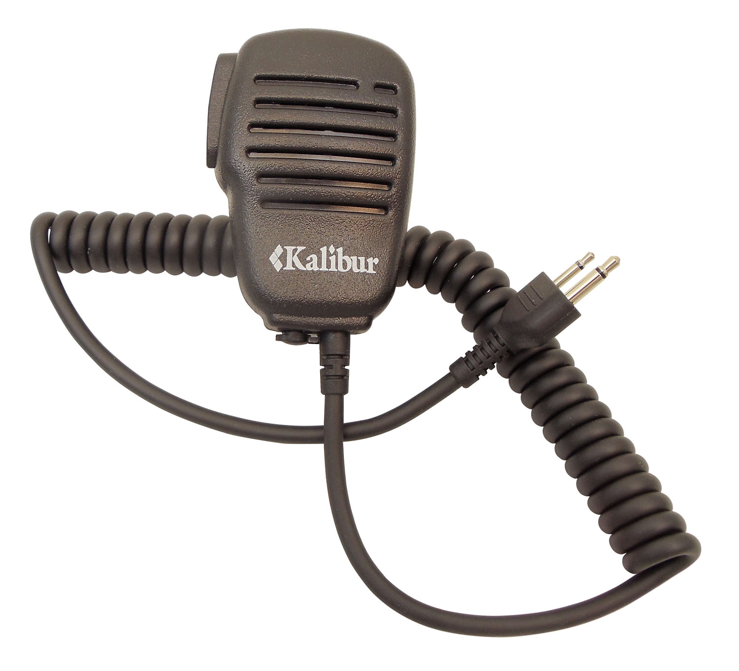 Kalibur - Durable Speaker Microphone With Spring Loaded Clip & Earphone/Earbud Jack For Cobra & Midland Handheld Cb Radios