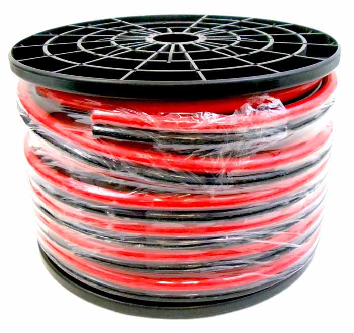 6 Gauge Red/Black Zip Wire 100' Roll