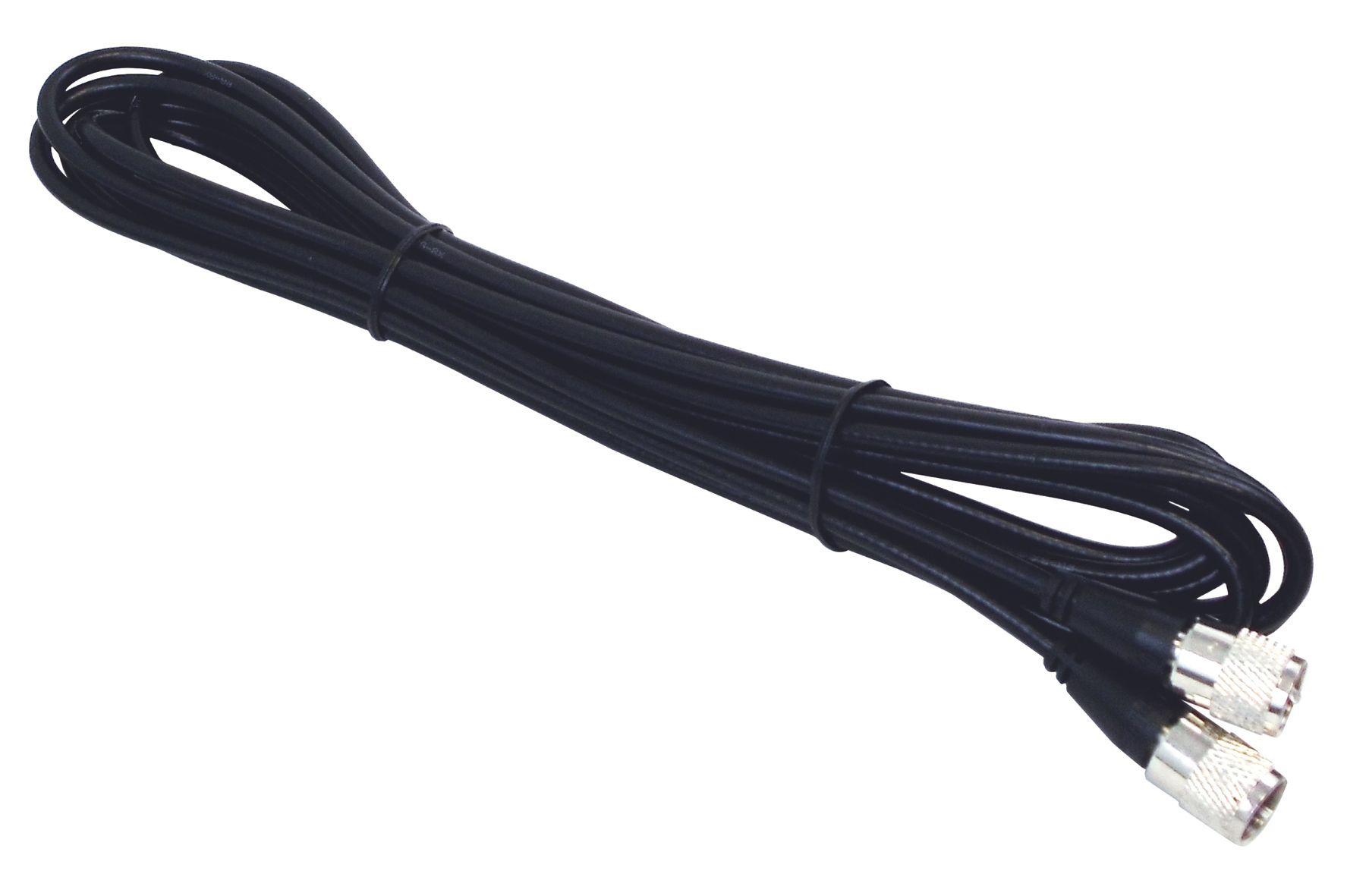 Kalibur 25 Foot Black Rg8X Coax Cable Assembly With Molded Pl259 Connectors On Each End