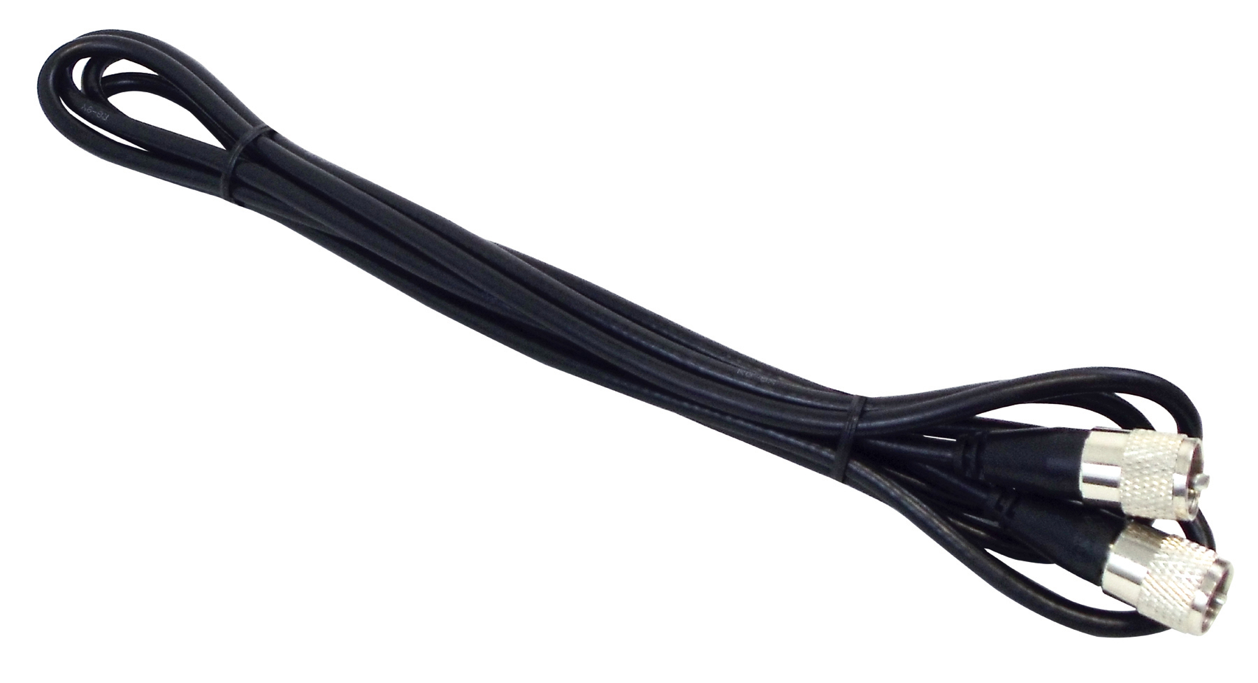 Kalibur 6.0 Foot Black Rg8X Coax Cable Assembly With Molded Pl259 Connectors On Each End