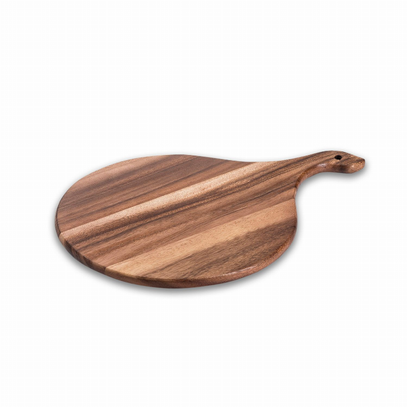 Acacia Wood Cutting Charcuterie Board - Small Round