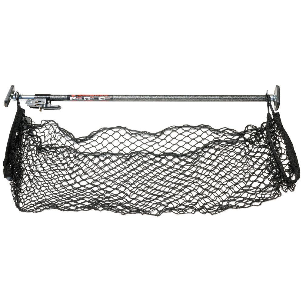 CARGO BAR, RATCHETING, 40IN - 70IN WITH STORAGE NET