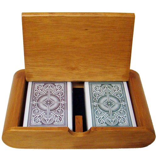 Wooden Box Set Arrow Green/Brown Narrow Regular