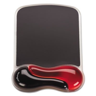 Duo Gel Wave Mouse Pad Red