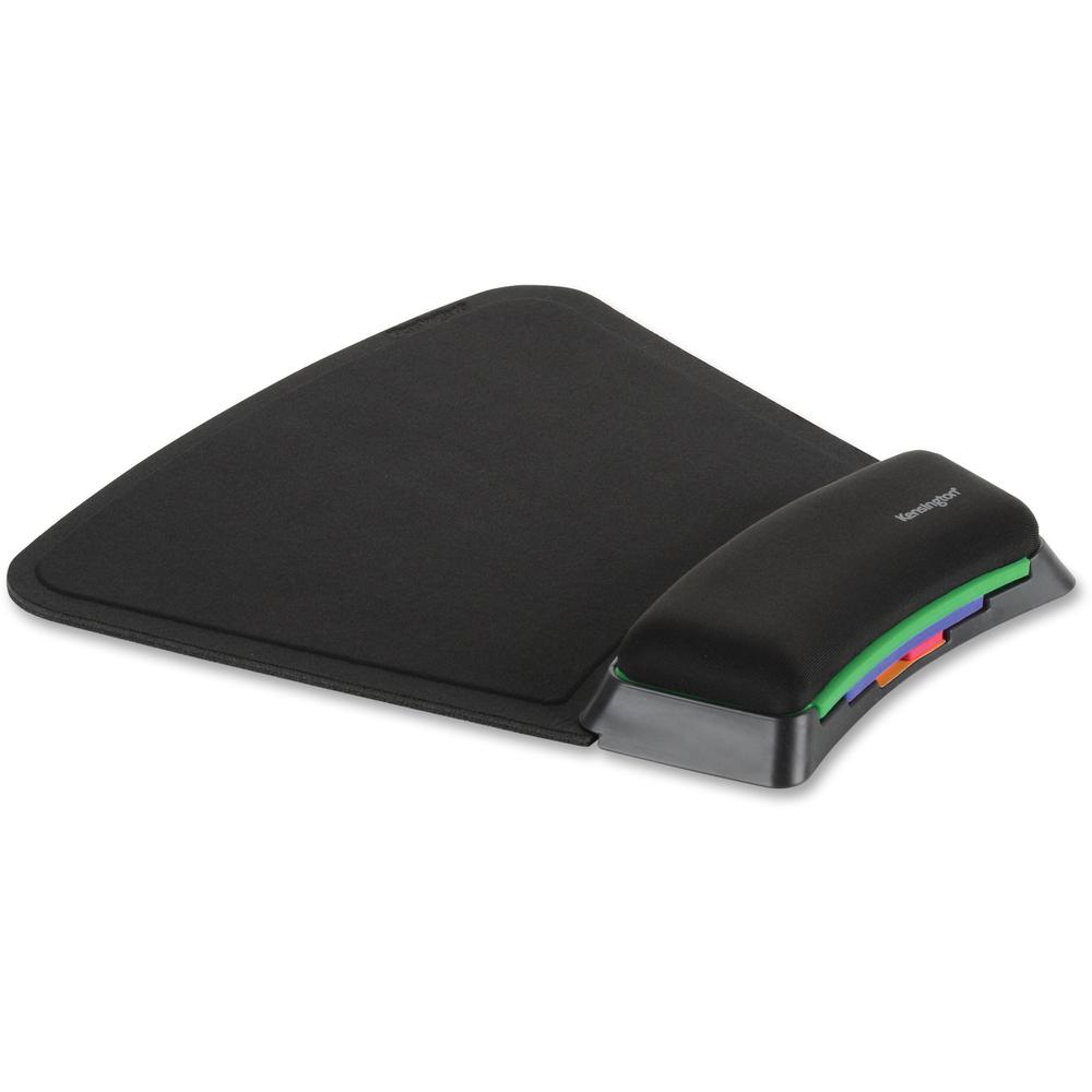 Kensington SmartFit Mouse Pad - 10.38" x 10.25" Dimension - Black - Gel, Fabric - 1 Pack
