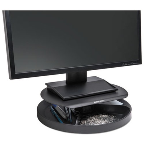 Kensington SmartFit Spin2 Monitor Stand - 40 lb Load Capacity - Flat Panel Display Type Supported - 3.1" Height x 12.6" Width x 