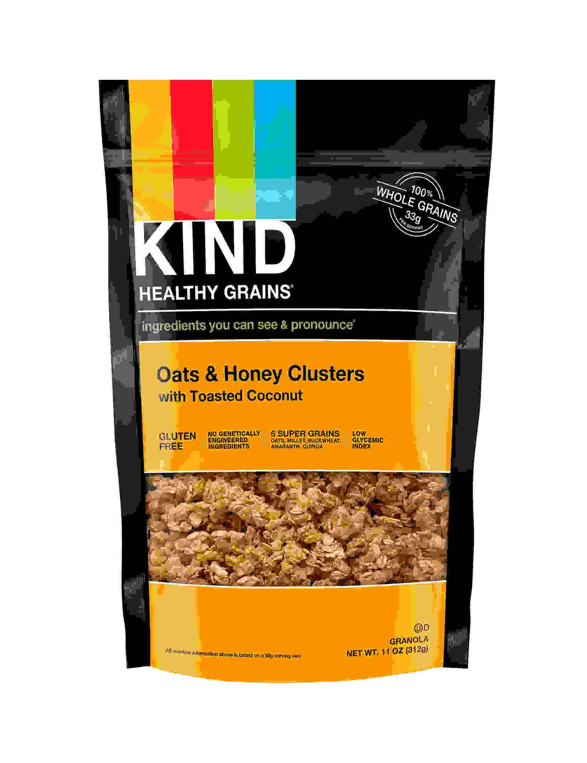 Kind Oats and Honey Clusters with Toasted Coconut (6x11 Oz)