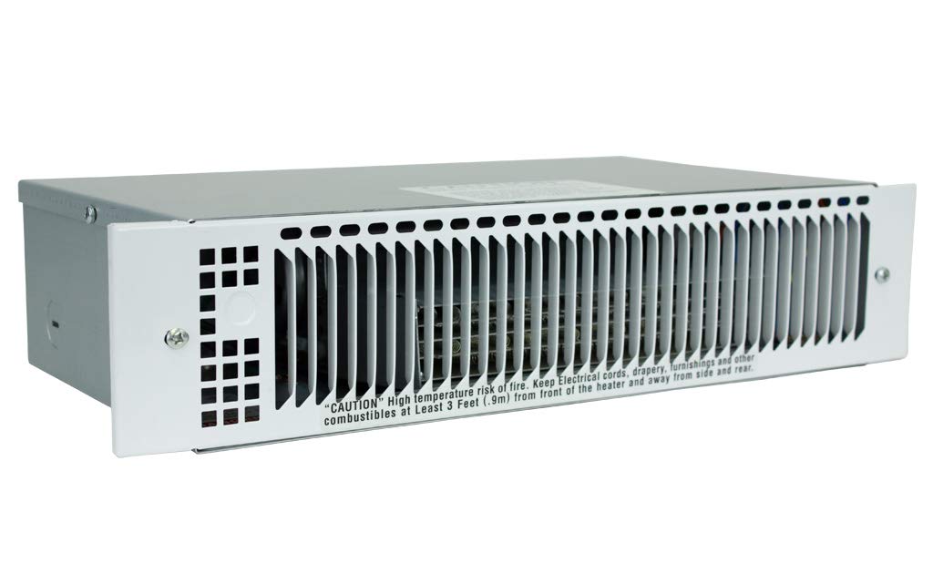 King Electric KT-MW Multi-Watt Kickspace Heater, 1500W / 120V, White