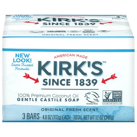 Kirk's Natural Castile Soap Original (1 x3/4 Oz)