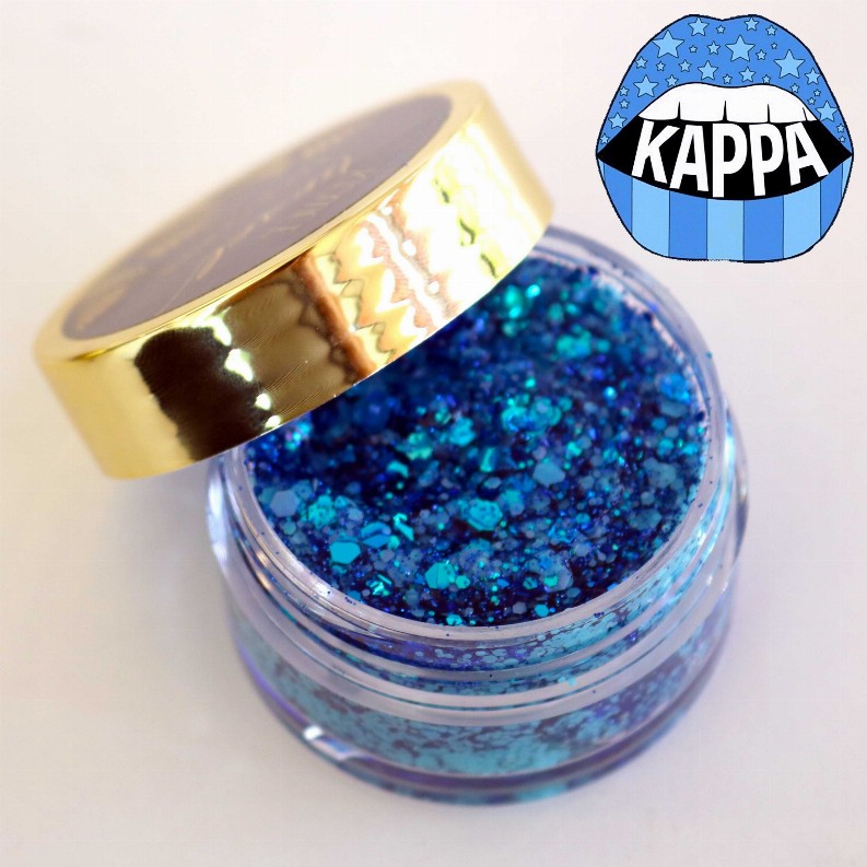 Tinsel Face Glitter - Kappa Kappa Gamma