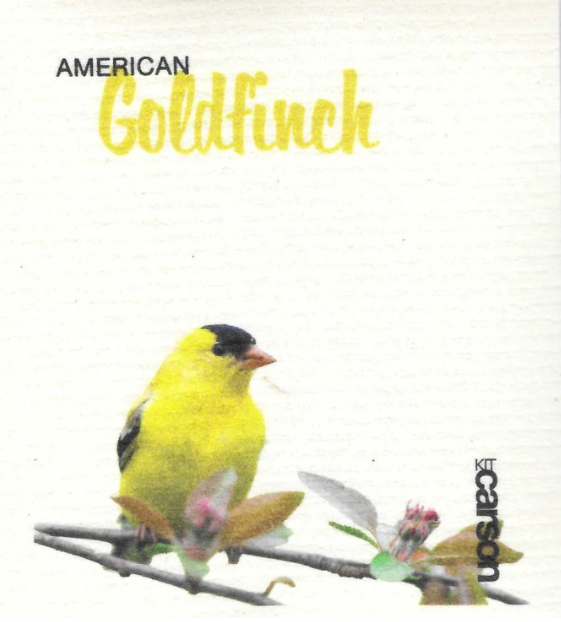 American Goldfinch Swedish Dishcloths