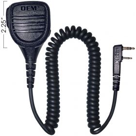 2 Pin Compact Size Lapel Mic For Kenwood Radio