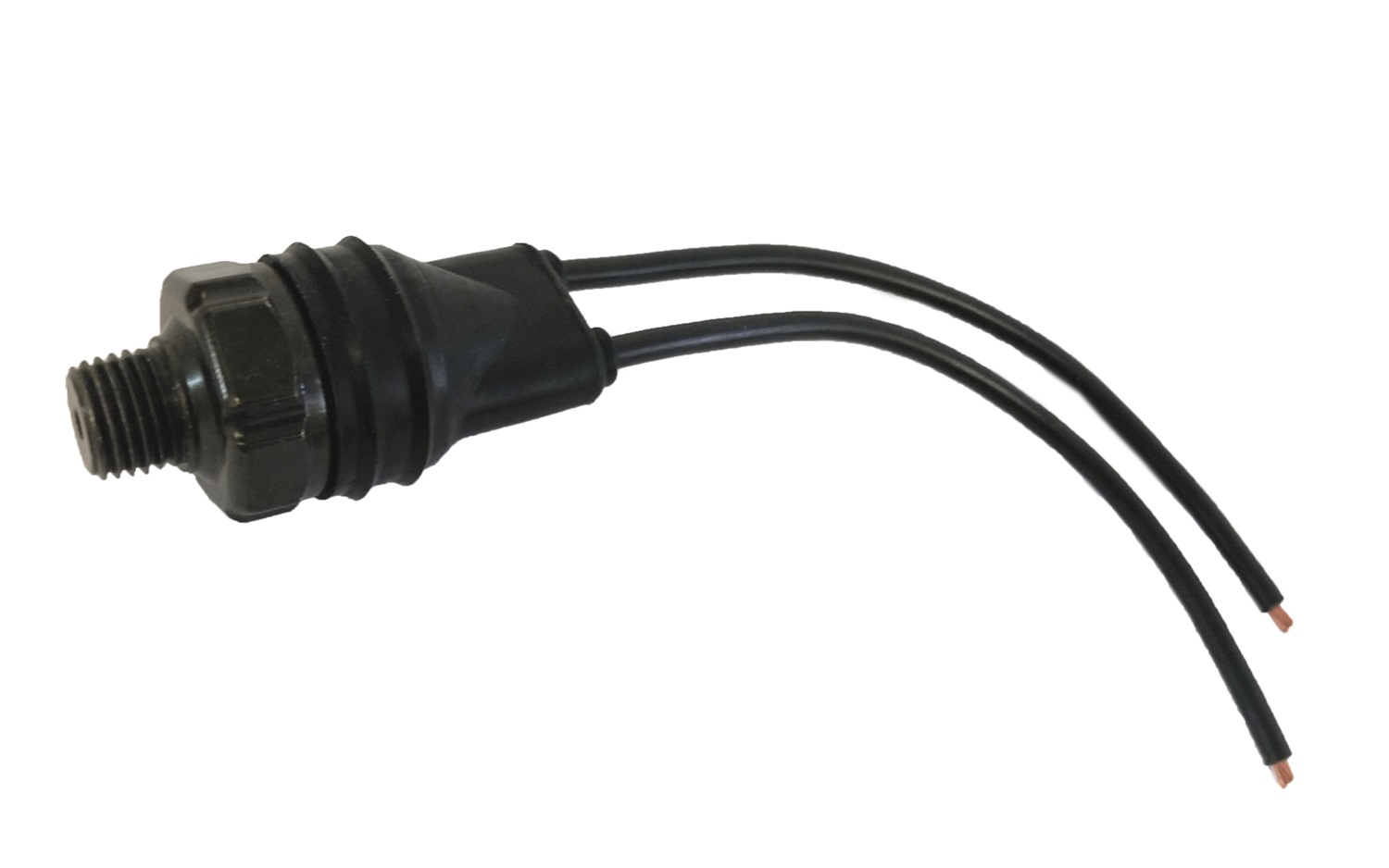 Sealed Tank Mount Pressure Switch With 12 Gauge Wire Leads, 1/4In M Npt, 90 Psi