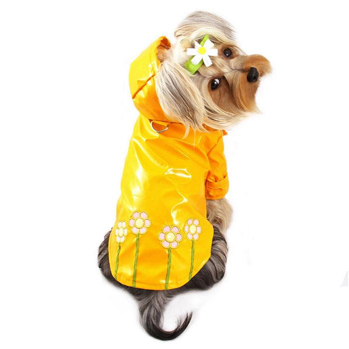 Polka Dots & Daisies Raincoat with Cotton Lining - XS