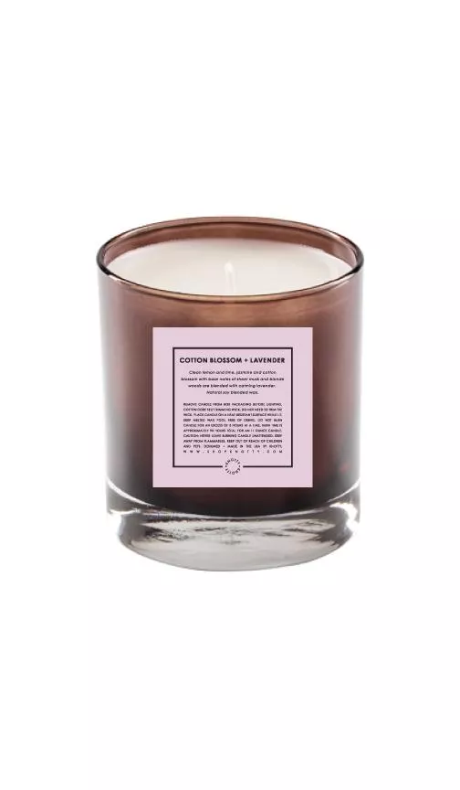 11 oz. Soy Candle - One Size Cotton Blossom + Lavender