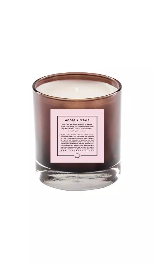 11 oz. Soy Candle - One Size Woods + Petals