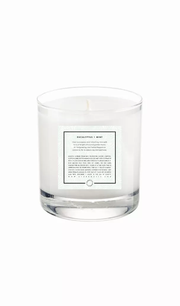 11 oz. Soy Candle - One Size Eucalyptus + Mint
